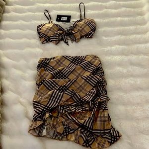 Fashion Nova Matching Skirt Set (WM)